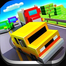 Взлом Blocky Highway: Traffic Racing (Все открыто) на Андроид