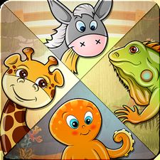 Взлом Дети головоломка - 82 животных (Много монет) на Андроид