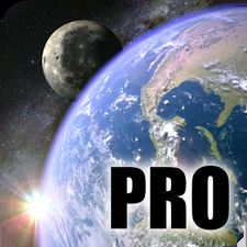 Скачать Earth & Moon in HD Gyro 3D PRO (На русском) на Андроид