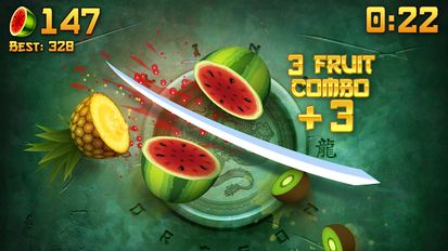 Взлом Fruit Ninja® (Много денег) на Андроид