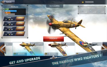 Взлом WW2 самолет битва 3D (Много денег) на Андроид