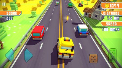 Взлом Blocky Highway: Traffic Racing (Все открыто) на Андроид