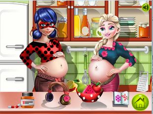 Взлом Ladybug & Ice Queen Pregnant (Все открыто) на Андроид