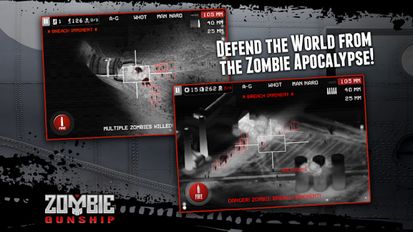 Взлом Zombie Gunship (Много монет) на Андроид