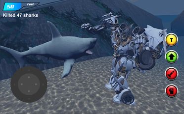 Взлом X Robot Car : Shark Water (Много денег) на Андроид
