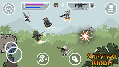 Взлом Doodle Army 2 : Mini Militia (Много монет) на Андроид