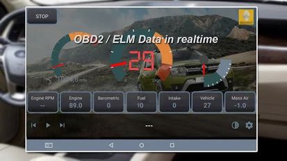  Car dashboard (OBD2 ELM) ( )  