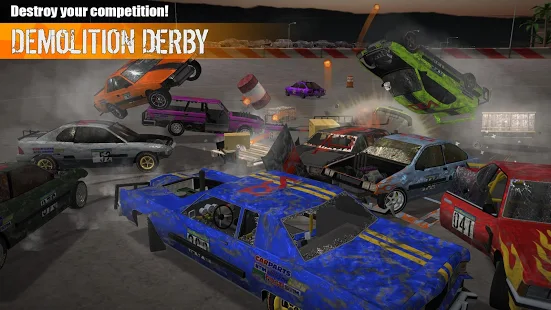 Взлом Demolition Derby 3 (Все открыто) на Андроид