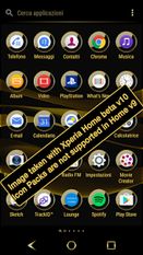 Скачать Черный & Голд Тема для Xperia (Полная версия) на Андроид