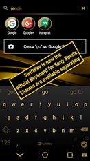 Скачать Черный & Голд Тема для Xperia (Полная версия) на Андроид