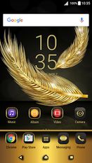 Скачать Golden Feathers for XPERIA™ (На русском) на Андроид