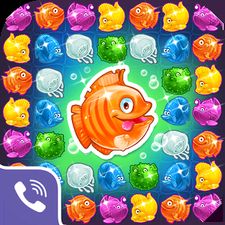 Взлом Viber Mermaid Puzzle Match 3 (Много монет) на Андроид