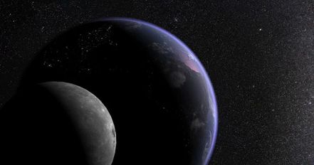 Earth & Moon in HD Gyro 3D PRO ( )  